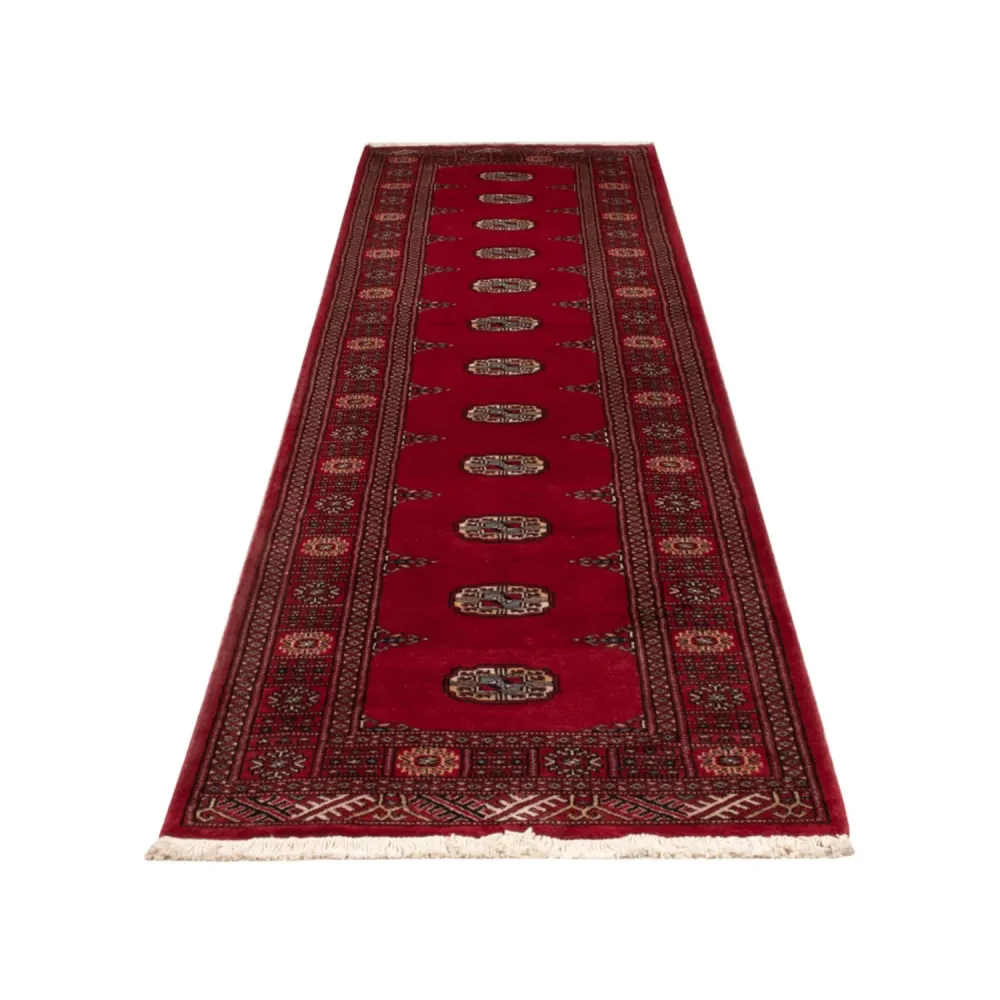 Løper Pakistan teppe - 322 x 82 cm - rød
