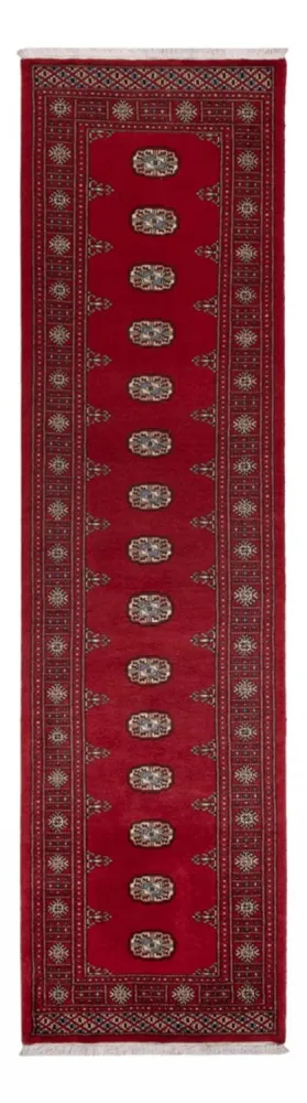 Løper Pakistan teppe - 323 x 80 cm - rød