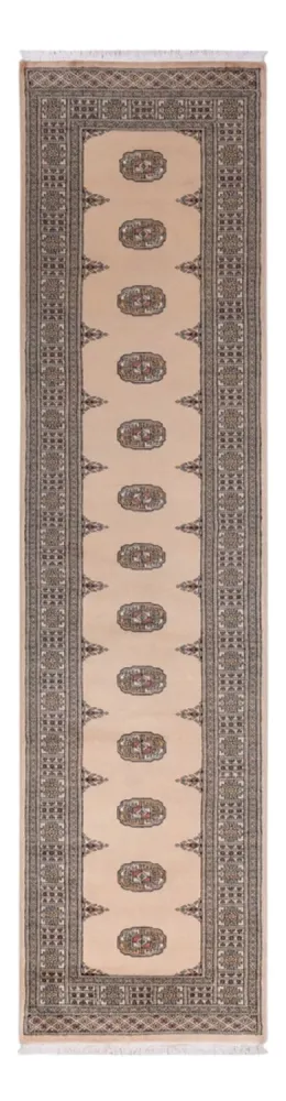 Løper Pakistan teppe - 326 x 79 cm - beige