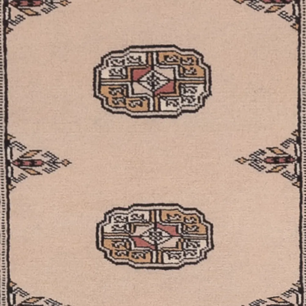 Løper Pakistan teppe - 326 x 79 cm - beige