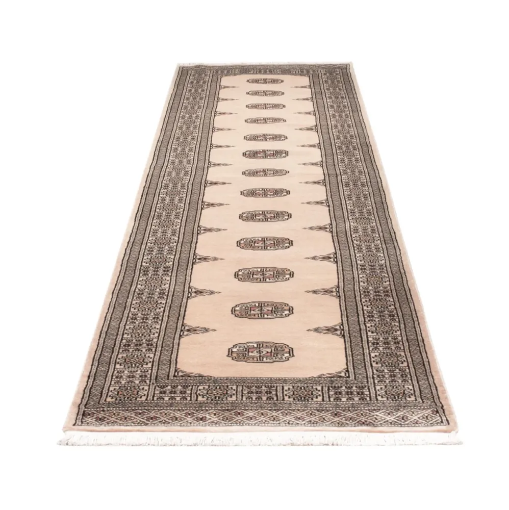 Løper Pakistan teppe - 326 x 79 cm - beige