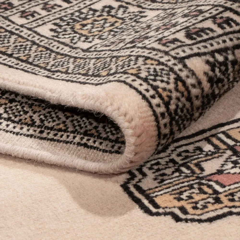 Løper Pakistan teppe - 326 x 79 cm - beige
