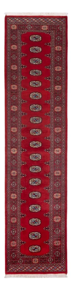 Løper Pakistan teppe - 331 x 77 cm - rød