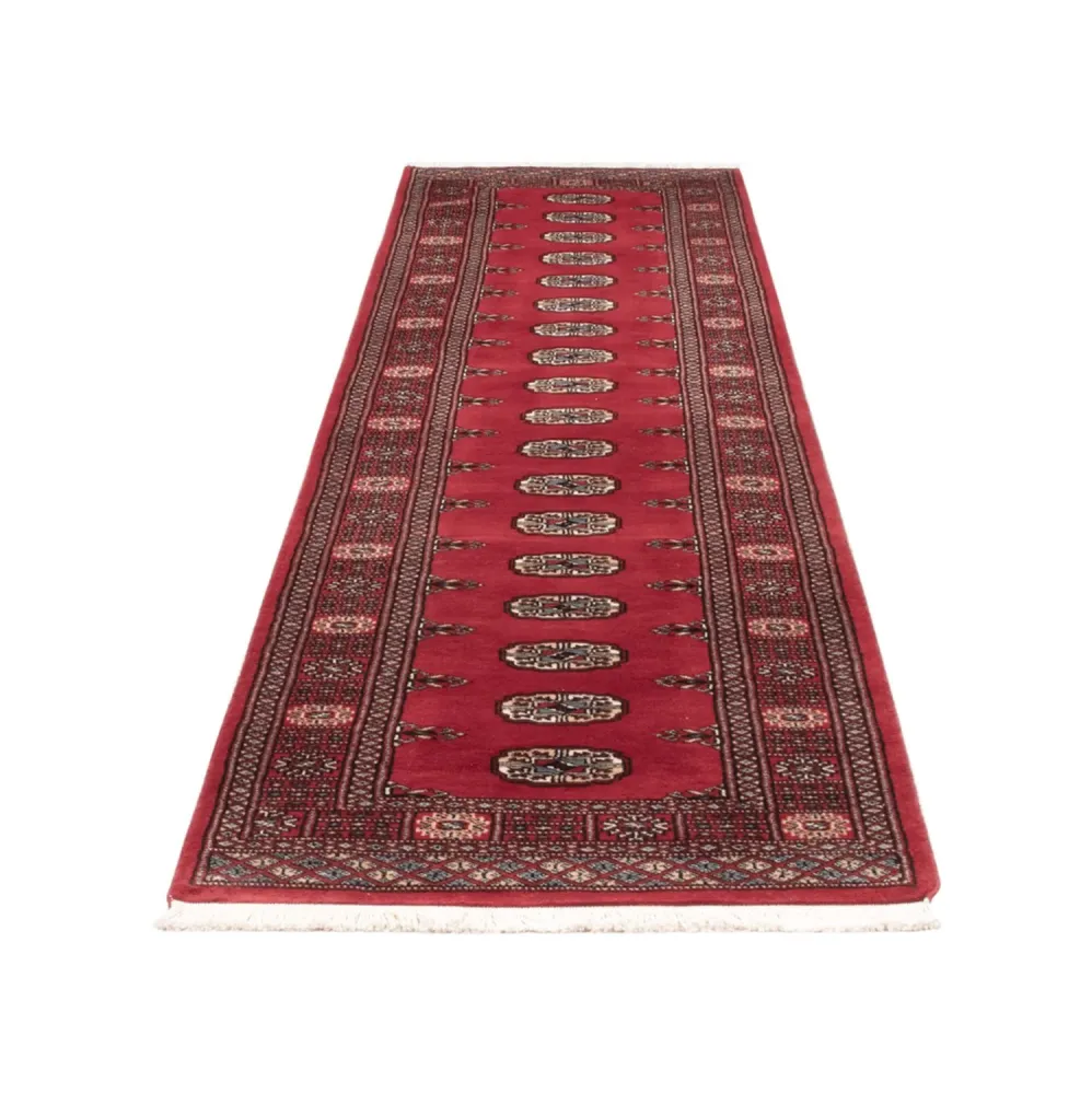 Løper Pakistan teppe - 331 x 77 cm - rød
