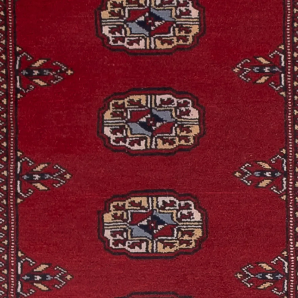 Løper Pakistan teppe - 343 x 77 cm - rød