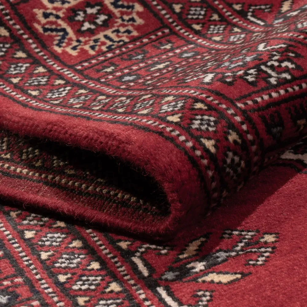 Løper Pakistan teppe - 343 x 77 cm - rød