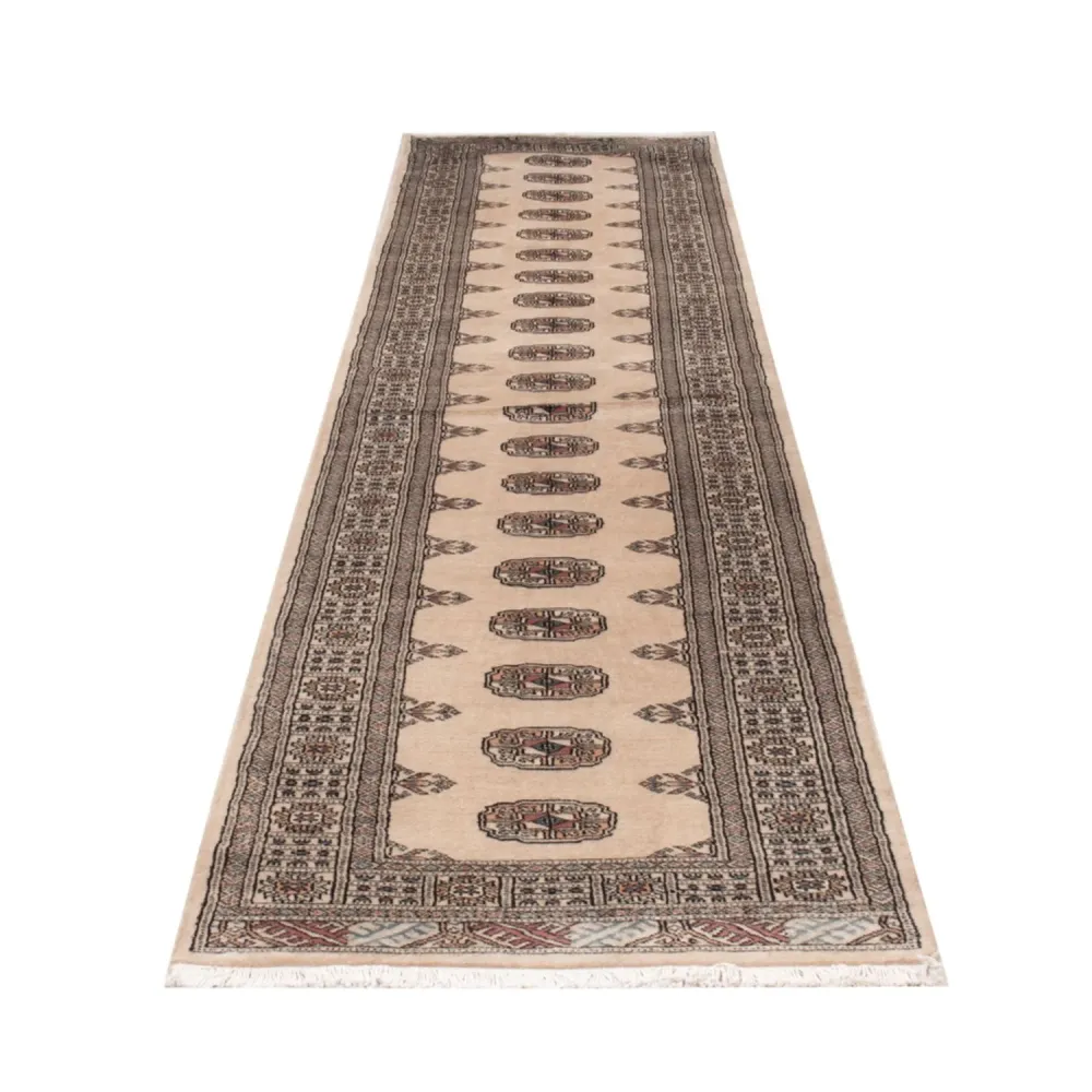 Løper Pakistan teppe - 351 x 78 cm - beige