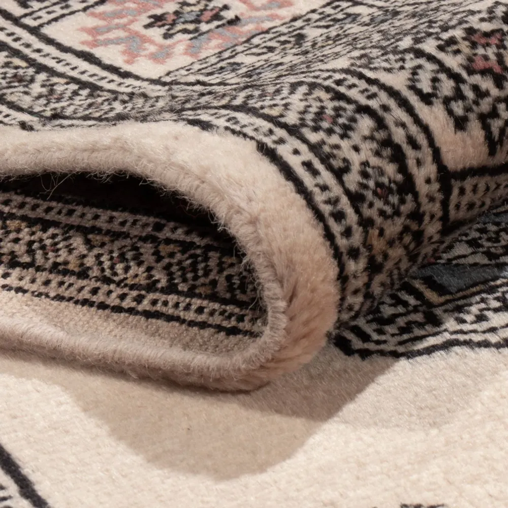 Løper Pakistan teppe - 358 x 80 cm - beige