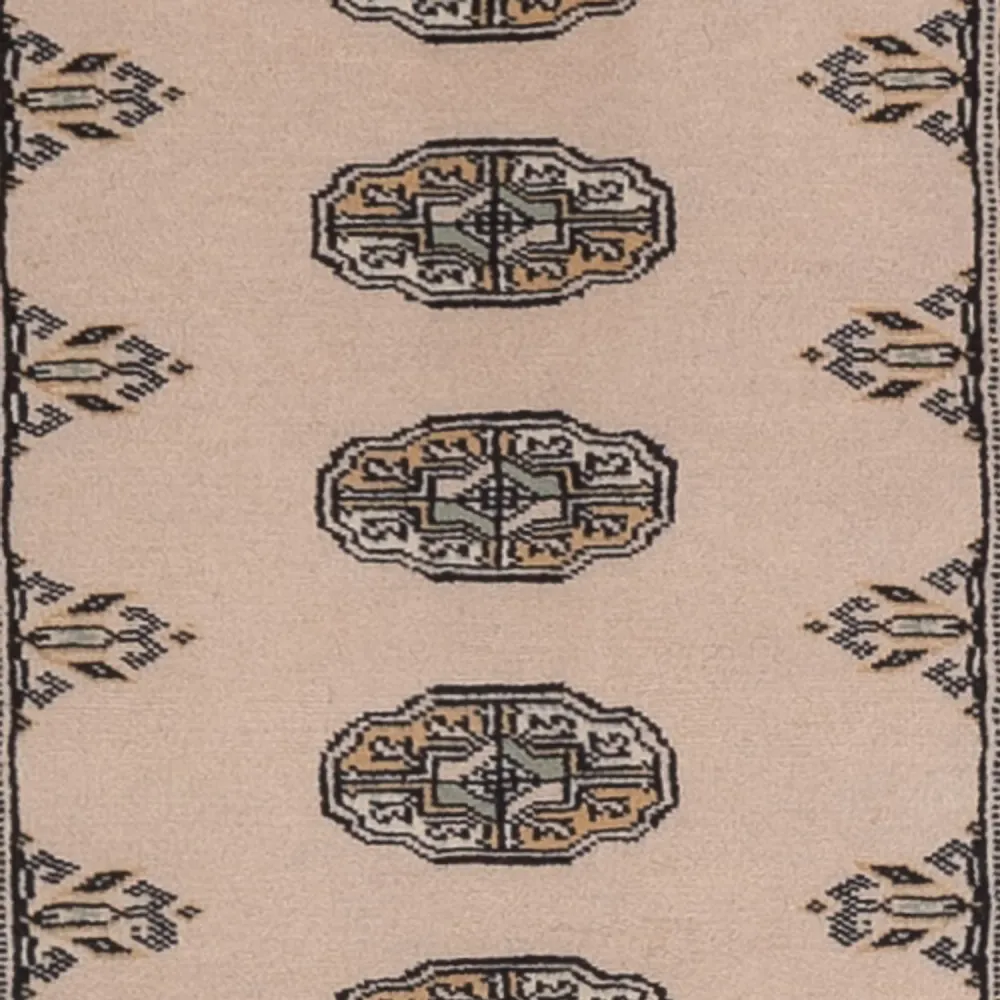 Løper Pakistan teppe - 361 x 79 cm - beige