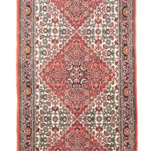 Løper Persisk teppe - Bijar - 158 x 61 cm - rød