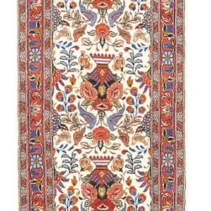 Løper Persisk teppe - Bijar - 160 x 50 cm - beige