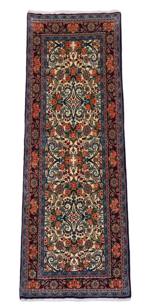 Løper Persisk teppe - Bijar - 203 x 77 cm - beige