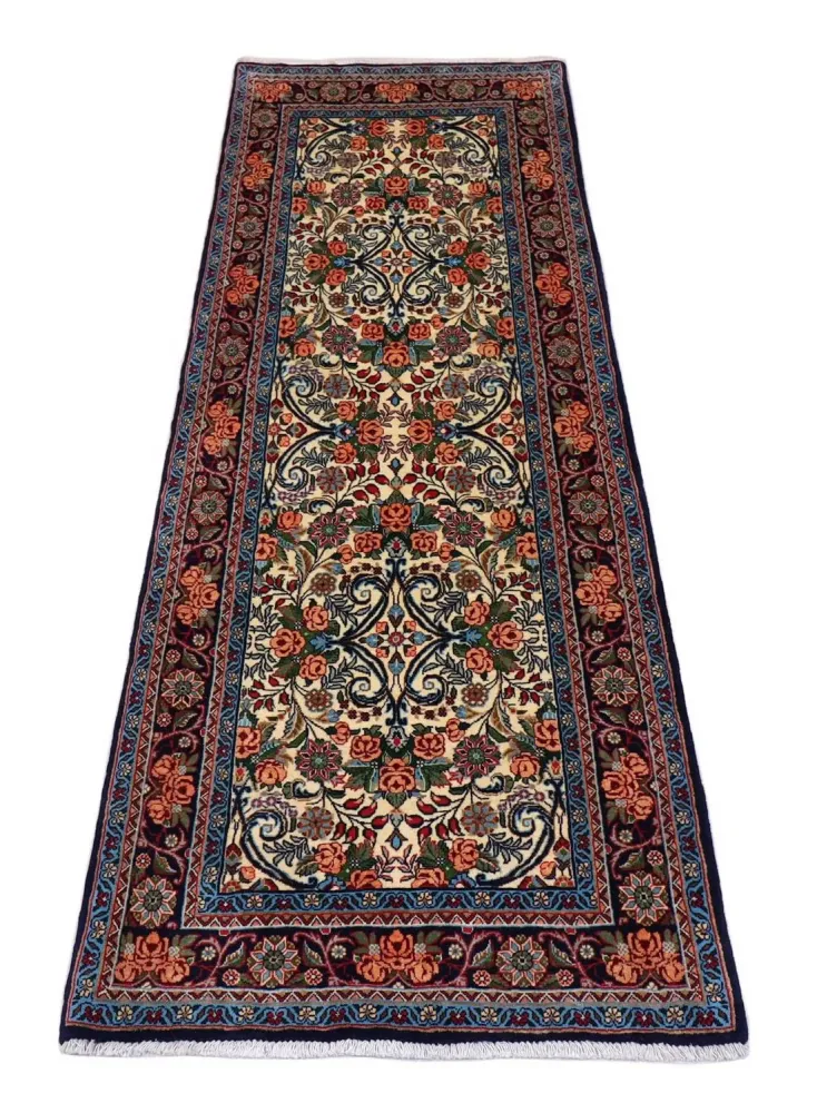 Løper Persisk teppe - Bijar - 203 x 77 cm - beige
