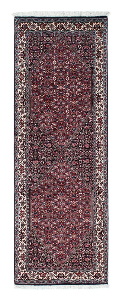 Løper Persisk teppe - Bijar - 205 x 73 cm - mørkeblå