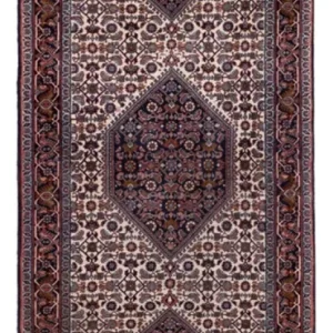 Løper Persisk teppe - Bijar - 210 x 77 cm - mørk brun