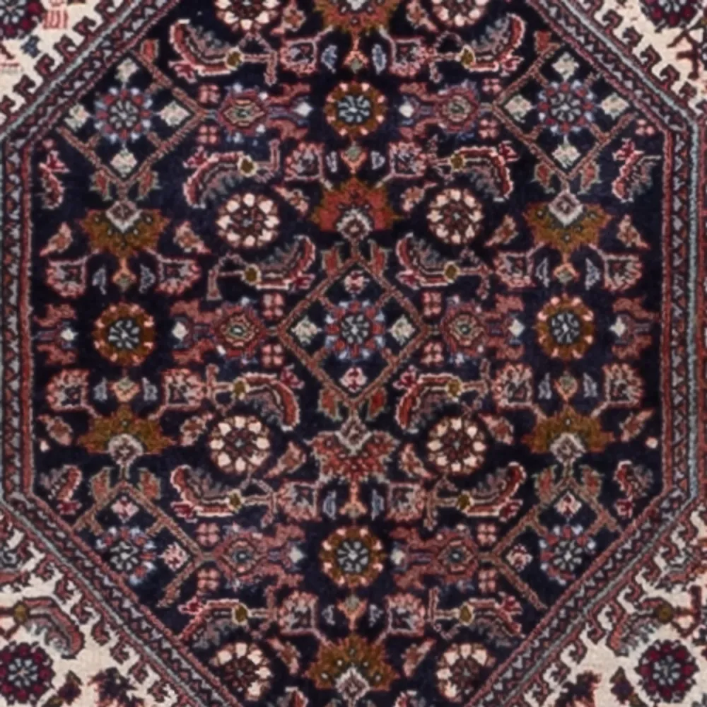Løper Persisk teppe - Bijar - 210 x 77 cm - mørk brun