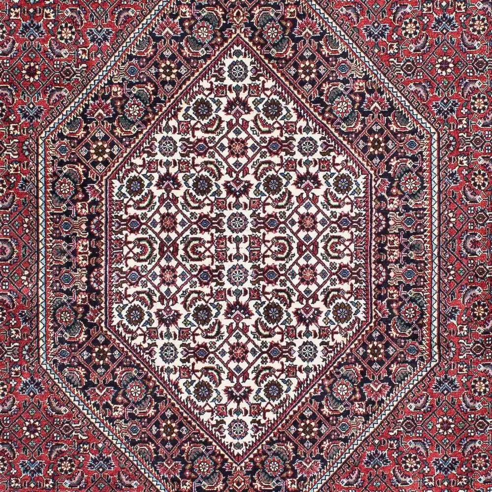 Løper Persisk teppe - Bijar - 225 x 128 cm - lys rød