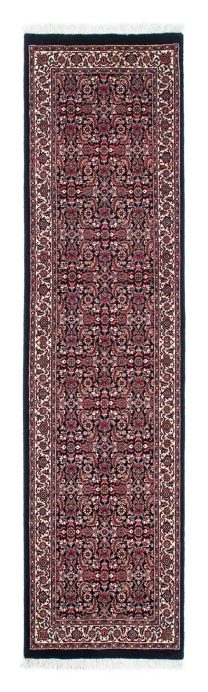 Løper Persisk teppe - Bijar - 225 x 61 cm - mørkeblå