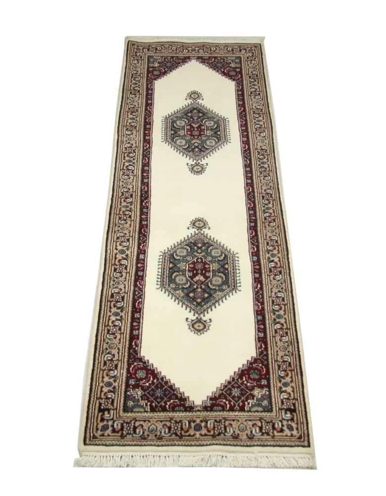 Løper Persisk teppe - Bijar - 263 x 77 cm - beige