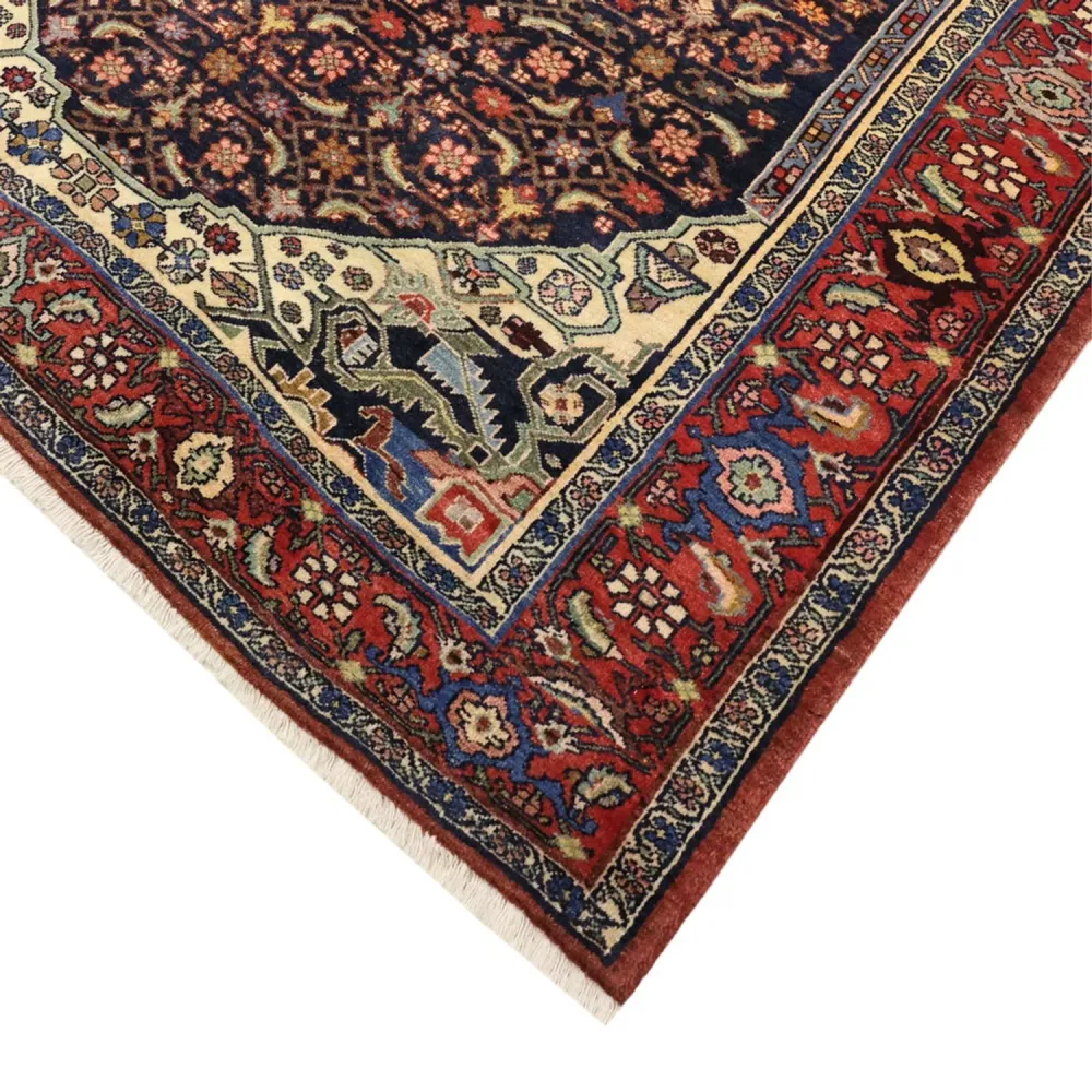 Løper Persisk teppe - Bijar - 276 x 146 cm - mørk rød