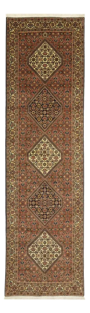 Løper Persisk teppe - Bijar - 297 x 82 cm - terrakotta