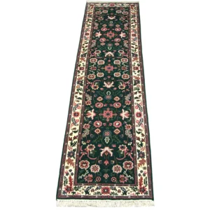 Løper Persisk teppe - Bijar - 303 x 78 cm - blå
