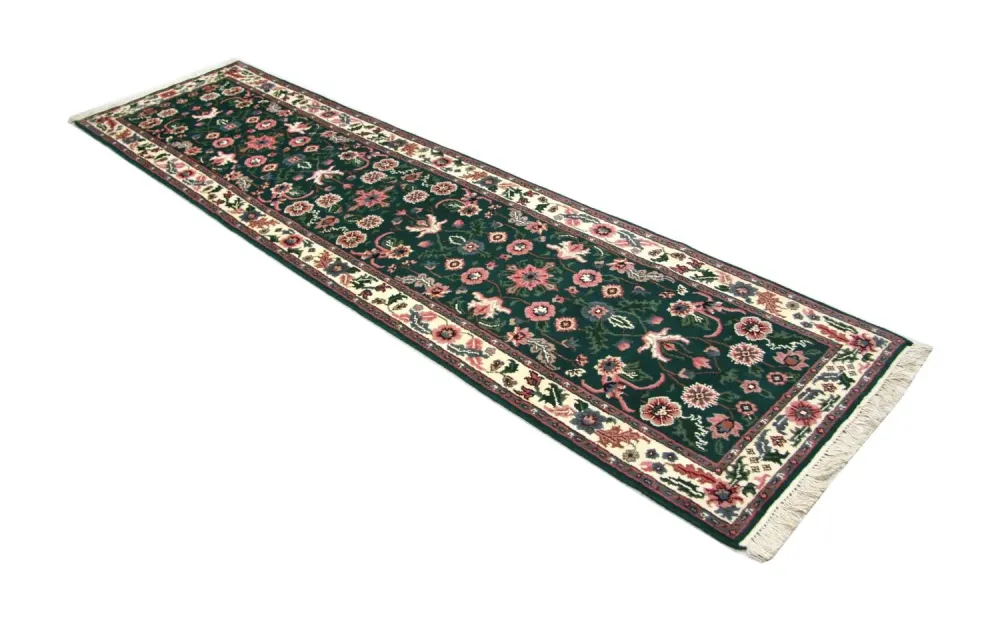 Løper Persisk teppe - Bijar - 303 x 78 cm - blå