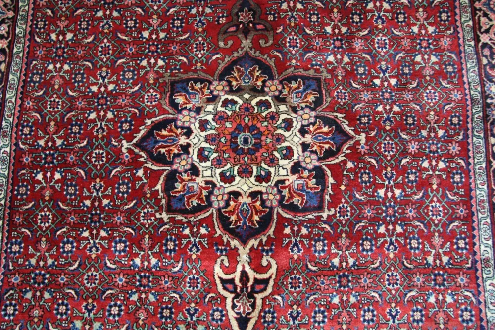 Løper Persisk teppe - Bijar - 350 x 170 cm - rød