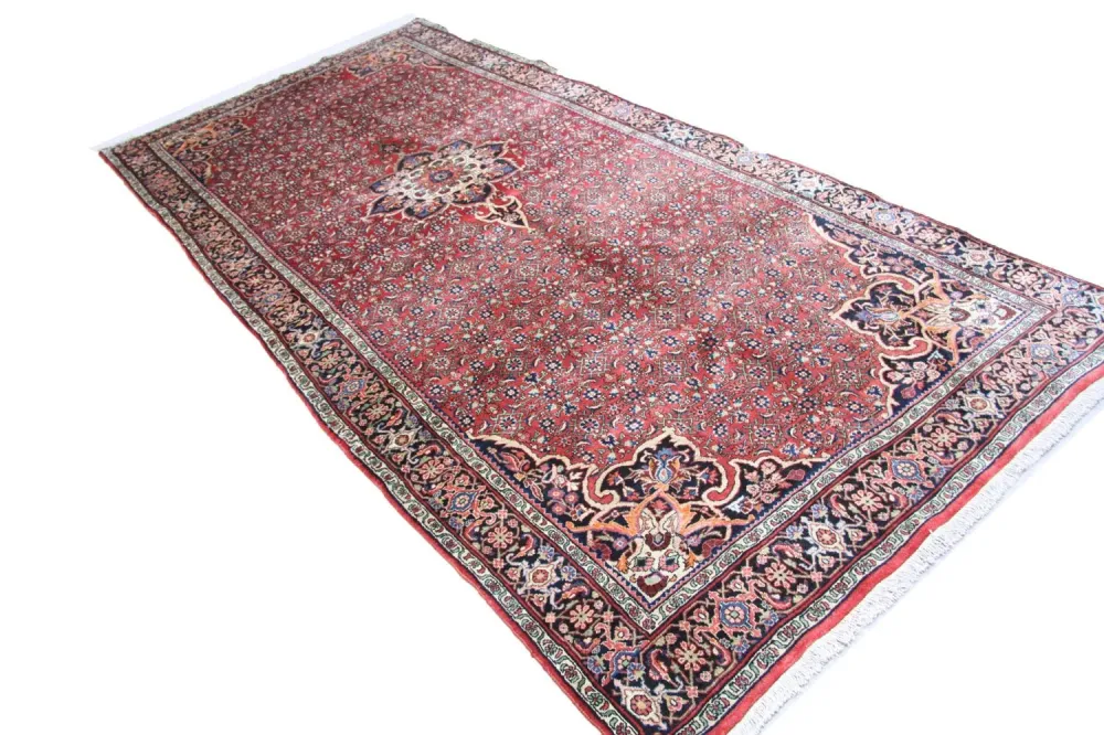 Løper Persisk teppe - Bijar - 350 x 170 cm - rød
