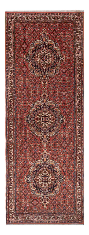 Løper Persisk teppe - Bijar - Royal - 203 x 75 cm - rød