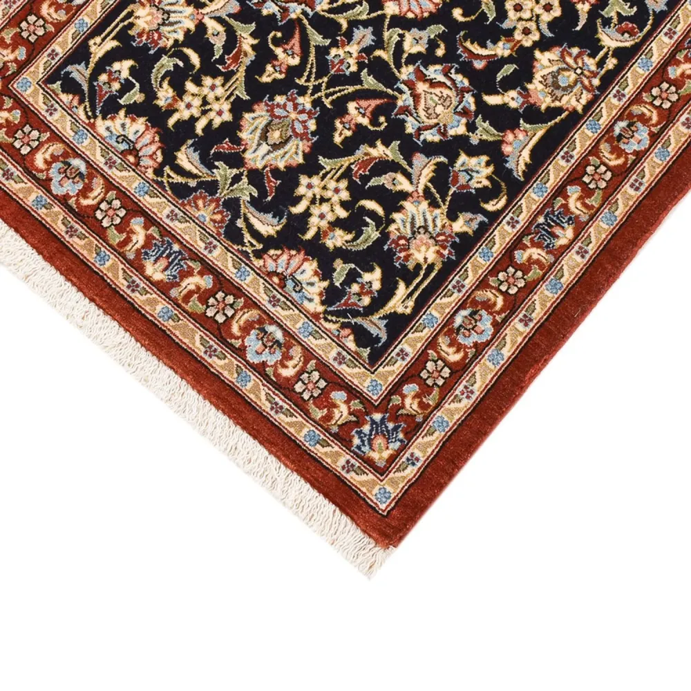 Løper Persisk teppe - Ghom - Royal - 196 x 54 cm - mørkeblå