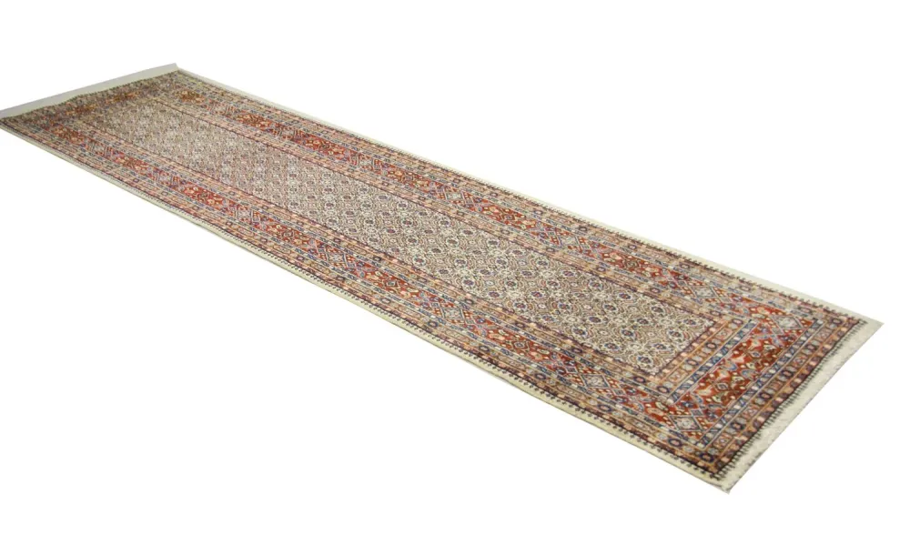 Løper Persisk teppe - Keshan - 299 x 78 cm - blå
