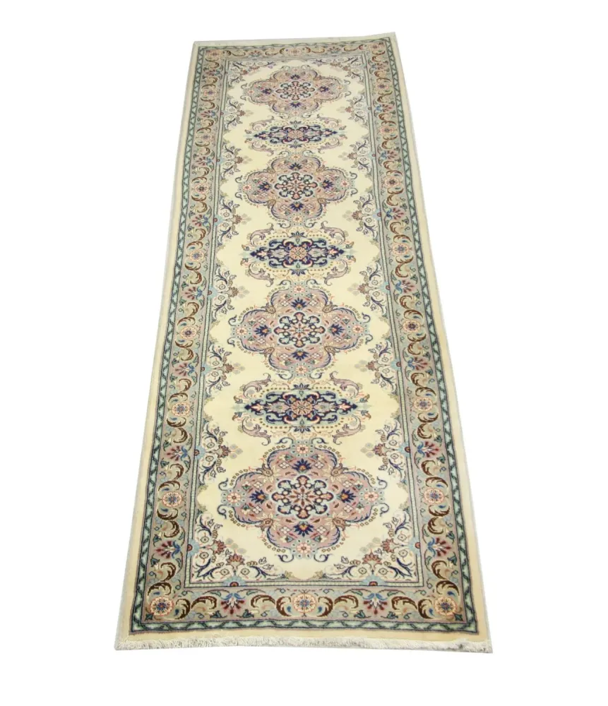 Løper Persisk teppe - Keshan - 300 x 82 cm - blå