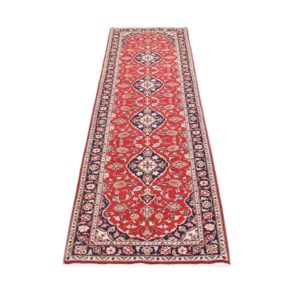 Løper Persisk teppe - Keshan - 300 x 80 cm - rød