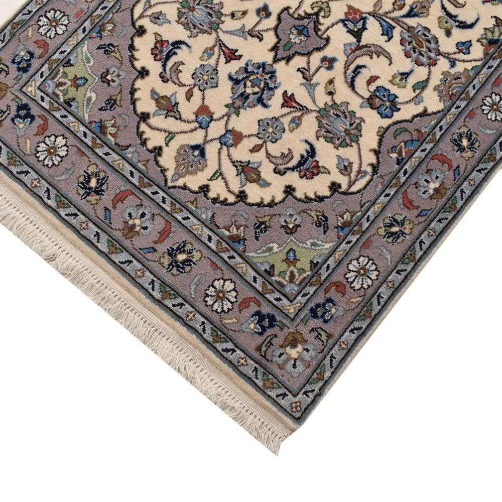 Løper Persisk teppe - Keshan - 308 x 80 cm - beige