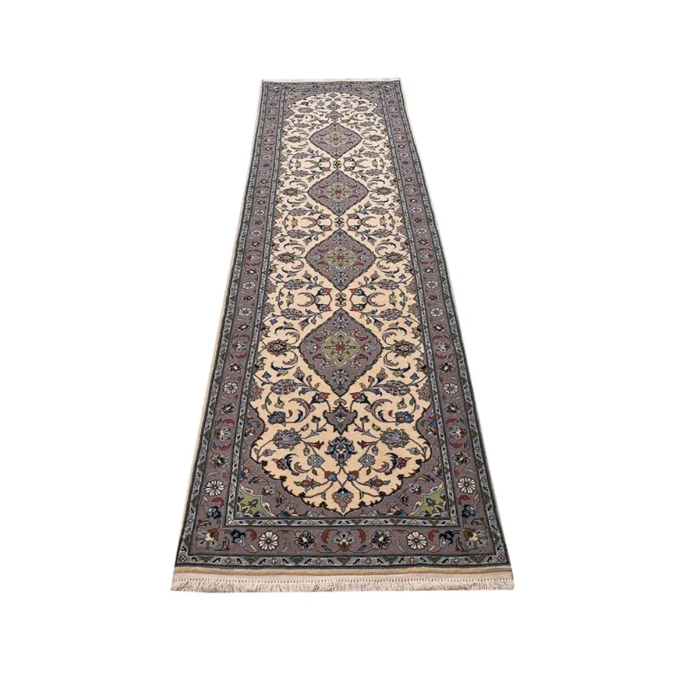 Løper Persisk teppe - Keshan - 308 x 80 cm - beige
