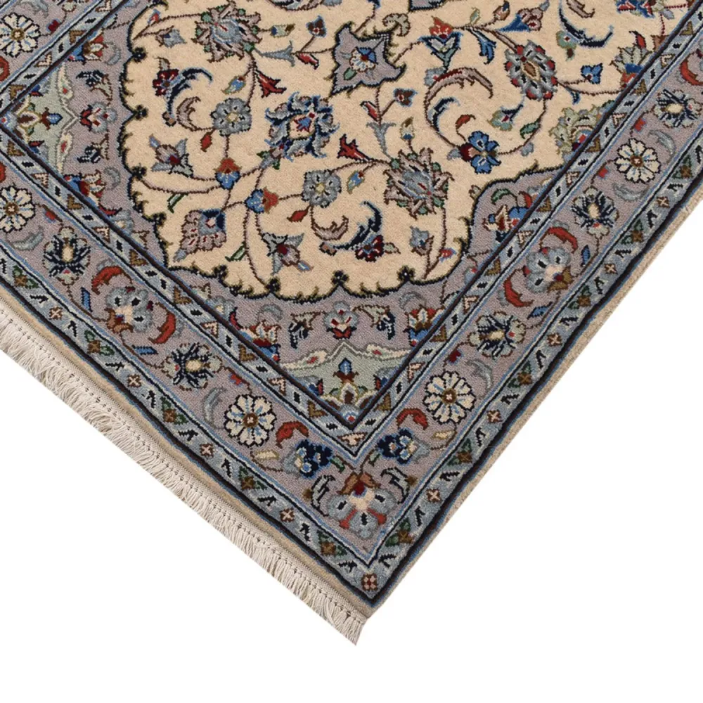 Løper Persisk teppe - Keshan - 311 x 80 cm - beige