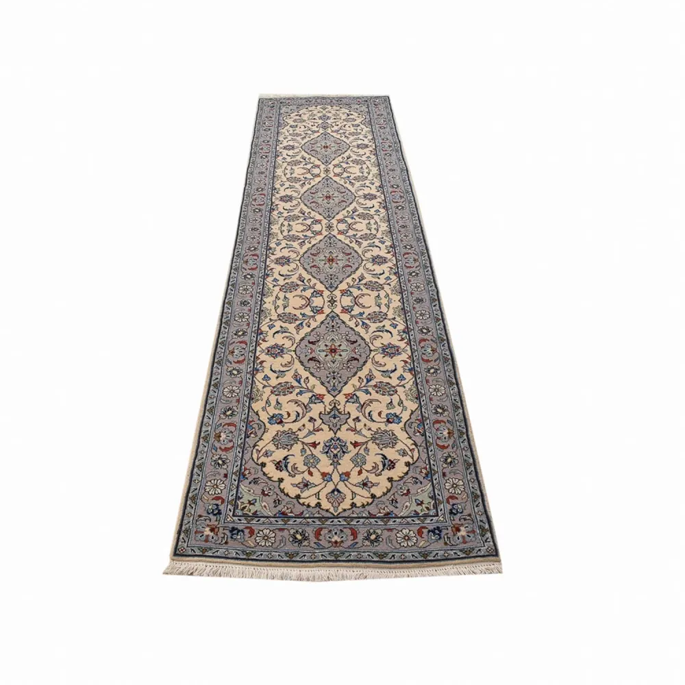 Løper Persisk teppe - Keshan - 311 x 80 cm - beige
