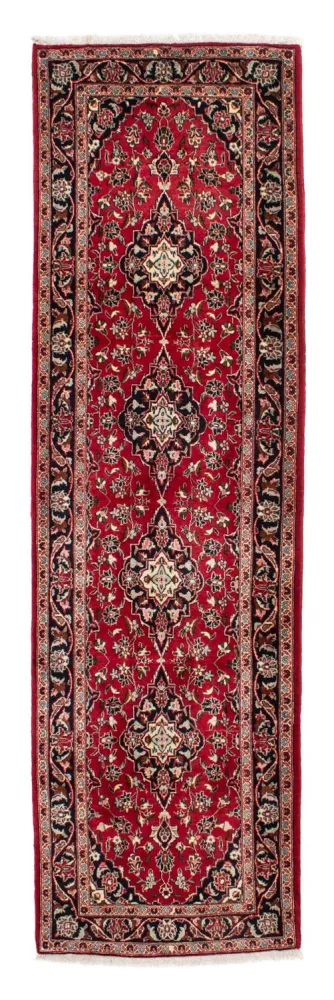 Løper Persisk teppe - Keshan - 340 x 98 cm - mørk rød