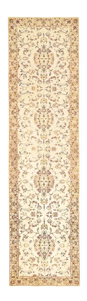 Løper Persisk teppe - Keshan - 385 x 98 cm - beige