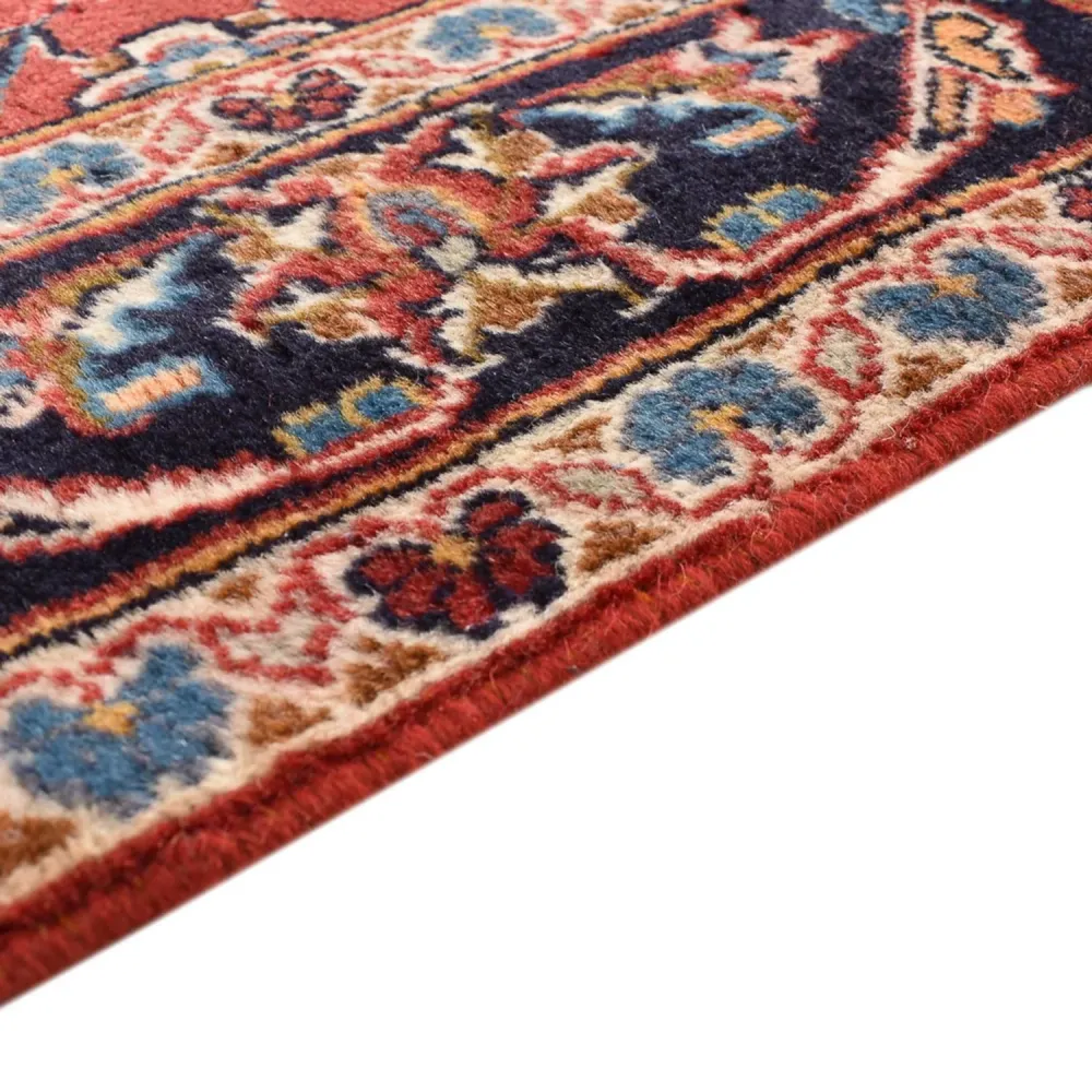 Løper Persisk teppe - Keshan - 397 x 95 cm - lys rød