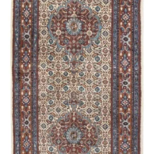 Løper Persisk teppe - klassisk - 196 x 77 cm - beige