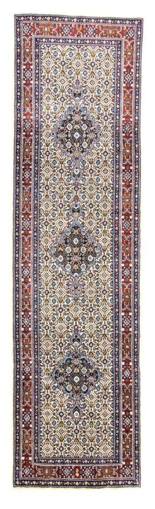 Løper Persisk teppe - klassisk - 289 x 80 cm - beige