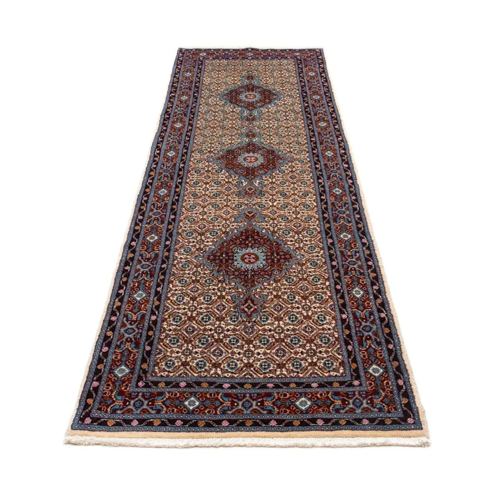 Løper Persisk teppe - klassisk - 295 x 77 cm - beige