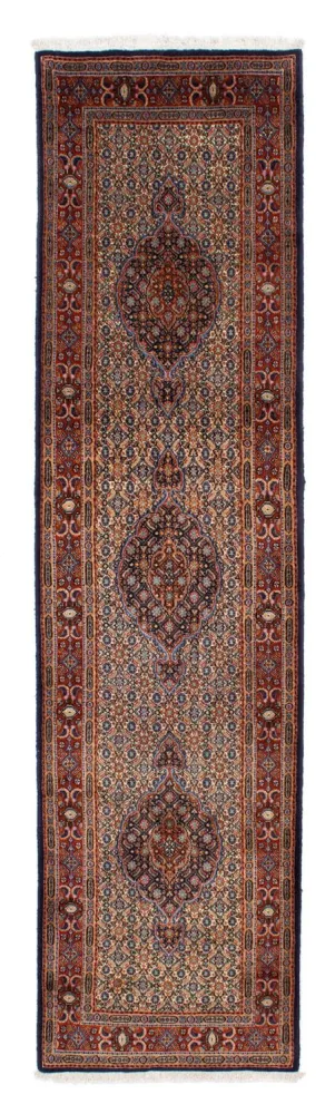 Løper Persisk teppe - klassisk - 310 x 82 cm - brun