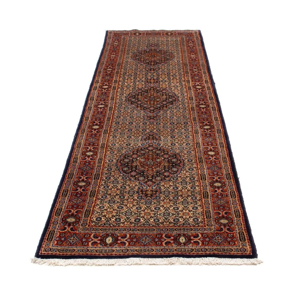 Løper Persisk teppe - klassisk - 310 x 82 cm - brun