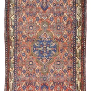 Løper Persisk teppe - klassisk - 332 x 117 cm - flerfarget