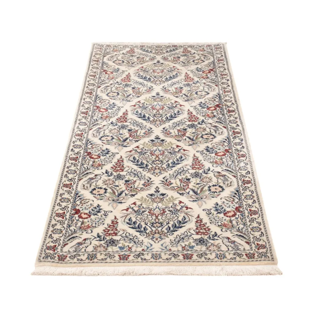 Løper Persisk teppe - Nain - 190 x 63 cm - flerfarget