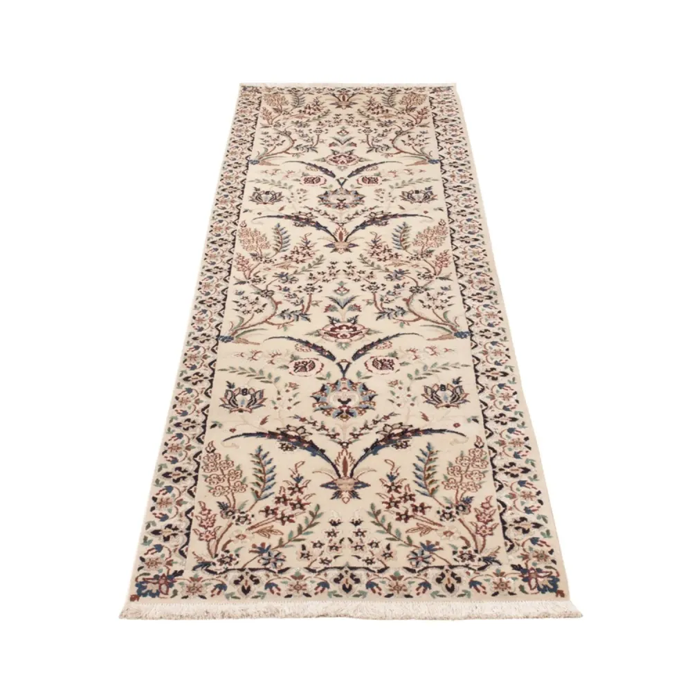 Løper Persisk teppe - Nain - 226 x 59 cm - krem