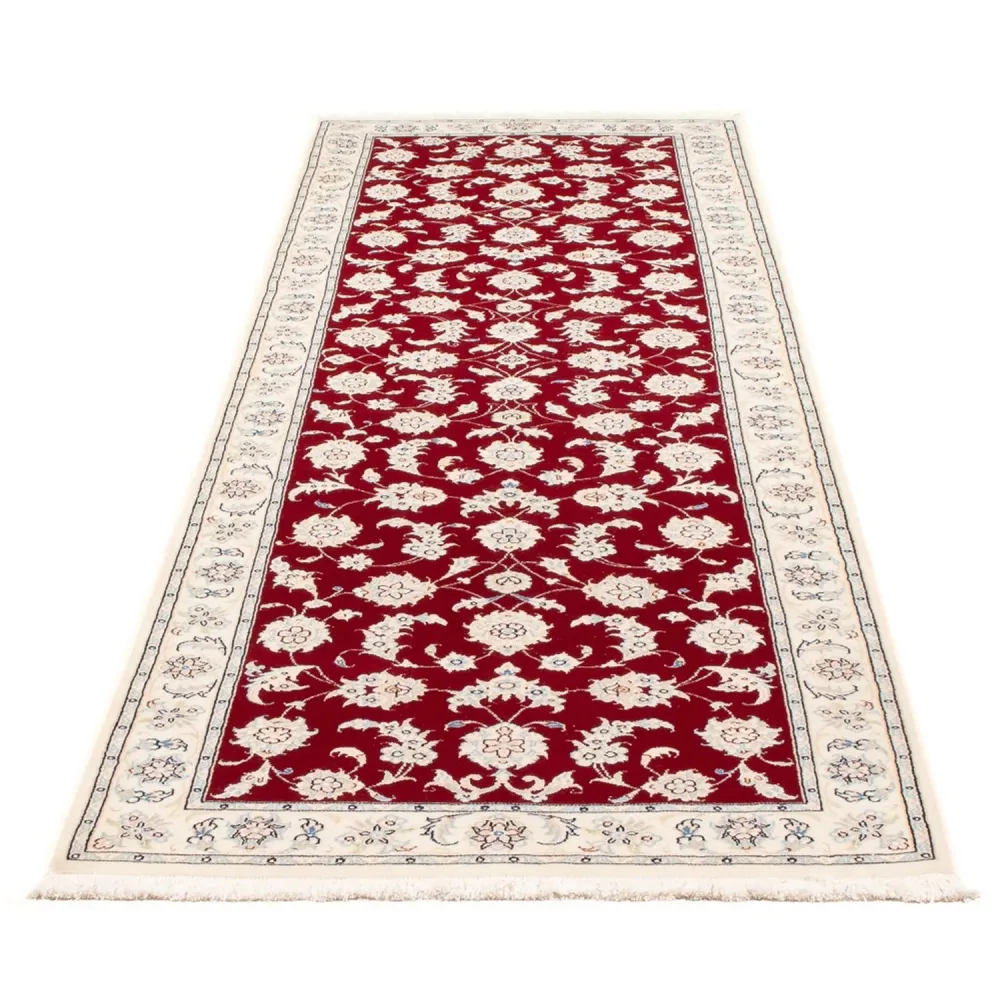 Løper Persisk teppe - Nain - Premium - 248 x 82 cm - rød